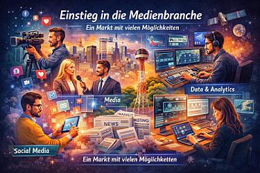Einstieg in die Medienbranche – ein Markt mit vielen Möglichkeiten