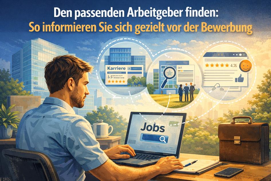 Den passenden Arbeitgeber finden: So informieren Sie sich gezielt vor der Bewerbung