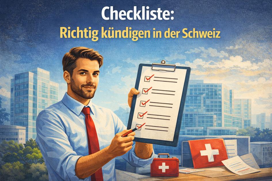 Checkliste: Richtig kündigen in der Schweiz