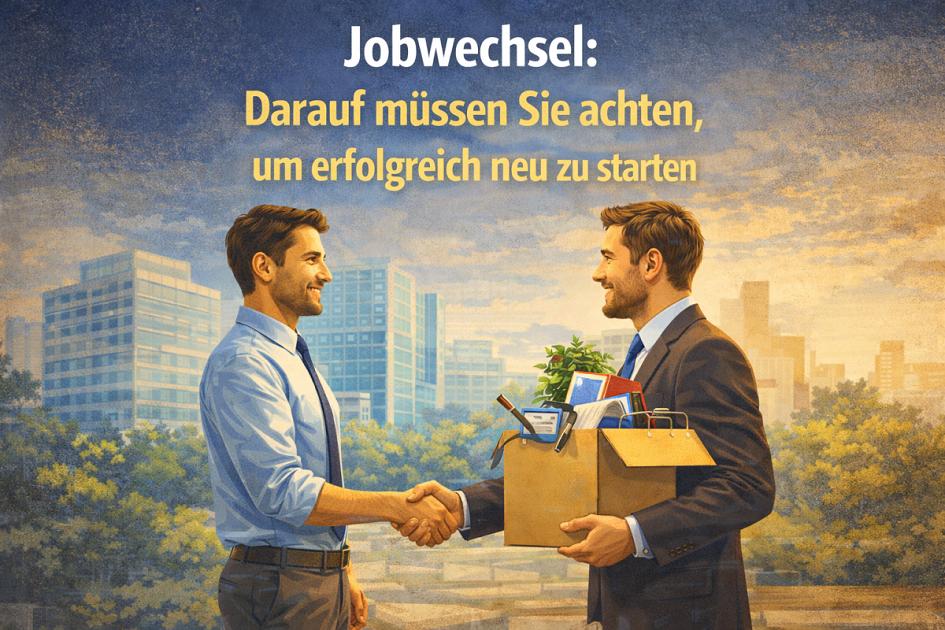 Titel Jobwechsel – Darauf müssen Sie achten, um erfolgreich neu zu starten